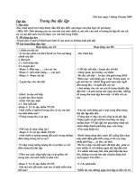 thứ hai ngày 5 tháng 10 gi¸o ¸n líp 4 tuần 7 tr­êng tióu häc hoa s¬n đậu thị thao thứ hai ngày 5 tháng 10 năm 2009 tập đọc trung thu độc lập i mục tiêu §äc rµnh m¹ch tr«i ch¶ybước đầu biết đọc diễn