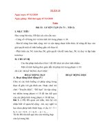 Giáo án lớp 1C - Tuần 15 - GV Huyền