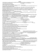 de thi thu Cao dangDai hoc2009