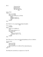 bai 1 bai 1 vua ga vua cho bo lai cho tron ba muoi sau con mot tram chan chan giai var xy byte begin for x 1 to 35 do for y 1 to 35 do if 2x4y100 and xy36 then begin writeln‘so ga la’x