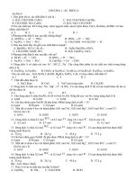BÀI TẬP TRẮC NGHIỆM HÓA 11