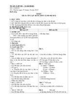 GIÁO ÁN LỚP 5 TUẦN 5
