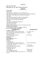 Giáo án lớp 1B- tuần 12