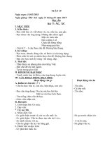 Giáo án lớp 1C - Tuần 19 - GV Huyền