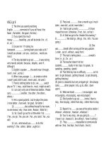 hsg líp 9 hsg líp 9 1 the time you spend practising english command of it you will have the fewer the better the good the less 2 if you spend too much money travelling you will be broke