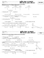 hä vµ tªn hä vµ tªn líp kión tra 15 phót m«n ®¹i sè líp 9 bµi sè 3 khoanh trßn vµo ch÷ c¸i ®øng tr­íc ®¸p ¸n mµ em cho lµ ®óng 1 ph­¬ng tr×nh x3y 1 cã nghiöm tæng qu¸t lµ a b c d 2 hö ph­¬ng tr×nh