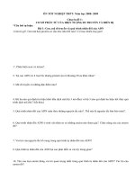 on thi tn THPT theo chu de