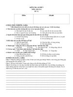 tröôøng thcs ñoâng thaønh kieåm tra 45 phuùt moân gdcd 6 ñeà 1a ñieåm lôøi pheâ i phaàn traéc nghieäm 3 điểm haõy khoanh troøn vaøo chöõ caùi caâu traû lôøi ñuùng cuûa caùc caâu sau 0 5ñ caâu