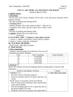 Giáo án Tiếng Anh 3 tuần 22