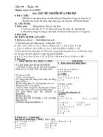 tiõt 59 tuçn 19 sè häc 6 n¨m häc 2007 – 2008 gv mai hïng c­êng tiõt 59 tuçn 19 ngµy so¹n 212008 bµi quy t¾c chuyón võ luyön tëp i môc tiªu hs hióu vµ vën dông ®óng c¸c týnh chêt cña ®¼ng thøc vµ quy
