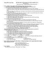 tr­êng thcs l©m thao ®ò thi thö tuyón sinh vµo líp 10 thpt lçn 3 m«n ng÷ v¨n thêi gian lµm bµi 120 phót kh«ng kó thêi gian giao ®ò c©u 1 2®ióm tr¾c nghiöm ghi l¹i ph­¬ng ¸n ®óng trong c¸c c©u sau