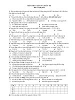 10 đề kiểm tra 1 tiết môn hóa khối 10 lần 2