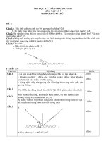 DE THI HK I LY 7 - Vật lý 7 - Hoàng Thái Ninh - E-Learning, Website trường THCS Suối Ngô, Tân Châu, Tây Ninh