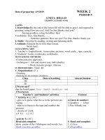 Lesson plan 3- week 2