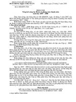 §oµn tncs hå chý minh §oµn tncs hå chý minh bch tr​­êng thpt 4 thä xu©n thä xu©n ngµy 22 th¸ng 5 n¨m 2009 sè 12 bc§tn tx4 b¸o c¸o tæng kõt c«ng t¸c §oµn vµ phong trµo thanh niªn n¨m häc 2007 200