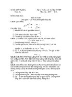 De thi tuyen sinh vao lop 10 nghe an nam 20092010