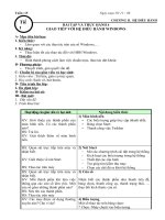 tuần 1 tröôøng thpt ngoâ gia töï giaùo aùn tin 10 tuần 15 ngày soạn 19 11 08 chương ii hệ điều hành bài tập và thực hành 4 giao tiếp với hệ điều hành windows a mục tiêu bài học 1 kiến thức làm quen