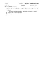 week 26 lesson plan english 6 phuc thanh secondary school teacher tge week 26 unit 12 sports and pastimes period 76 lesson 4 free time b4 5 date of preparation i objective by the end of the lesson