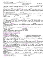 kióm tra kiõn thøc së gd®t thanh ho¸ §ò thi thö ®¹i häc lçn thø nhêt tr­êng thpt th¹ch thµnh i m«n thi hãa häc thêi gian lµm bµi 90 phót bµi lµm cã 04 trang c©u 1 trong tù nhiªn c¸c ®ång vþ bòn cñ