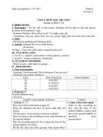 Giáo án Tiếng Anh 3