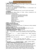 period18 i aims and objectives by the end of the test teacher will be able to check all vocabulary and structures reading comprehension skill and writing skill to make the ss revise language skills