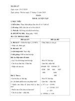 Giáo án lớp 4 tuần 17 năm học 2020-2021