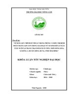 Áp dụng quy trình kỹ thuật trong phòng và điều trị bệnh phân trắng lợn con trong giai đoạn từ sơ sinh đến 21 ngày tuổi 