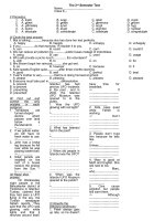 the 2nd semester test the 2nd semester test name class 9 i phonetics 1 a trash b wrap c label d crack 2 a guest b grade c generous d groom 3 a ultimately b lunar c erupt d hug 4 a dump b erupt c plum