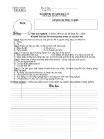 tr­êng thpt hä vµ tªn tr​​​​​​​­êng thpt hä vµ tªn thä xu©n 4 líp 10a bµi kióm tra tù chän ®þa lý 10 thêi gian lµm bµi 15 phót lêi phª cña thçy c« gi¸o §ò bµi i phçn tr¾c nghiöm 5 ®ióm mçi c©u tr