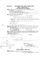 §ò kióm tra häc sinh giái §ò kióm tra häc sinh giái m«n to¸n líp 1 thêi gian lµm bµi 40 phót bµi 1 a cho c¸c sè 2 0 5 h y lëp c¸c sè cã 2 ch÷ sè kh¸c nhau c¸c sè ®ã lµ b trong c¸c sè tõ 0 ®õn 1