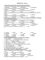 revision english text – mrs lai i choose the words that best answer the following questions 1 which of the following words is stressed differently from the rest a mausoleum b memorial c achievement