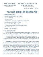 BÁO CÁO THÀNH TÍCH GƯƠNG DIỂN HÌNH TIÊN TIẾN - Tổ Tự nhiên - Nguyễn Dương Phương Tân - E-Learning, Website trường THCS Suối Ngô, Tân Châu, Tây Ninh