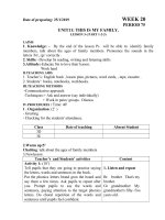 Lesson plan 3- week 20