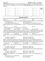 10 đề kiểm tra 1 tiết môn hóa khối 10 lần 2