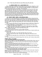 a nhën thøc cò gi¶i ph¸p cò skkn vën dung kiõn thøc tam gi¸c ®ång d¹ng ®ó gi¶i to¸n a nhën thøc cò gi¶i ph¸p cò hiön nay s¸ch gi¸o khoa ® viõt theo h­íng mësau mçi bµi häc ch­¬ng häc cã rêt nhiòu bµ