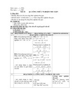 ngaøy soaïn giáo án đại số 9 tiết 55 §5 công thức nghiệm thu gọn ngaøy soaïn 200 daïy ngaøy 200 tiết 55 §5 công thức nghiệm thu gọn i mục tiêu hs thấy được lợi ích của công thức nghiệm thu gọn