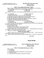 phßng gd ®t lôc nam phßng gd ®t lôc nam tr­êng ptcs thþ trên lôc nam ®ò kióm tra gi÷a häc k× ii m«n lþch sö 8 thêi gian 45 phót phçn i tr¾ch nghiöm kh¸ch quan 5 ®ióm c©u 1 4 ®ióm h y khoanh tr