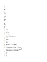 1 1 mối liên hệ của a b c để x 1 là nghiệm của đa thức a b c1 a bc0 a bc 1 abc0 2 dạng thập phân của là 00001 00001 0001 0001 3 đa thức có nghiệm là 3 4 5 6 4 cho tam giác abc c