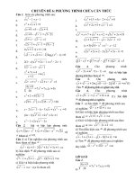 chuyên đề phương trình chứa căn chuyên đề 6 phương trình chứa căn thức câu 1 giải các phương trình sau a b c d e f g h i j k l m n o p q r s t u v w x y câu 2 giải và biện luận phương trình với là tha