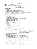 Giáo án lớp 2B Tuần 10 - GV Huyền