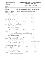 phßng gi¸o dôc huyön chý linh phßng gi¸o dôc huyön chý linh tr­êng tióu kióm tra gi÷a k× i – líp 2 m«n to¸n n¨m häc 2006 2007 ngµy th¸ng n¨m 2006 hä vµ tªn líp §ò bµi thêi gian lµm bµi 40 phót kh«ng