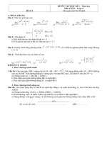 Đề ôn tập Toán 11 HK2 - đề số 6