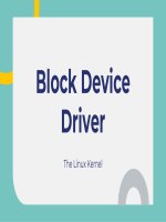 Block device driver
