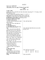 Giáo án lớp 2C - Tuần 05 - GV Huyền