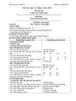 Giáo án chiều lớp 1 tuần 30 - bộ sách cánh diều.