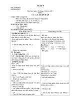 Giáo án tuần 9 - lớp 5