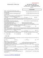 5 đề thi thử thpt quốc gia 2016