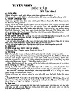 tuyªn ng«n tuyªn ng«n ®éc lëp hå chý minh a tióu dén phçn tióu dén s¸ch gi¸o khoa tr×nh bµy nh÷ng vên ®ò g× hoµn c¶nh ra ®êi gi¸ trþ cña t¸c phèm ®èi t­îng mµ t¸c phèm h­íng tíi i hoµn c¶n