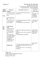 giáo án tuần 24 Một số loại cây lương thực