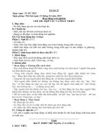 Giáo án Lớp 1D tuần 27
